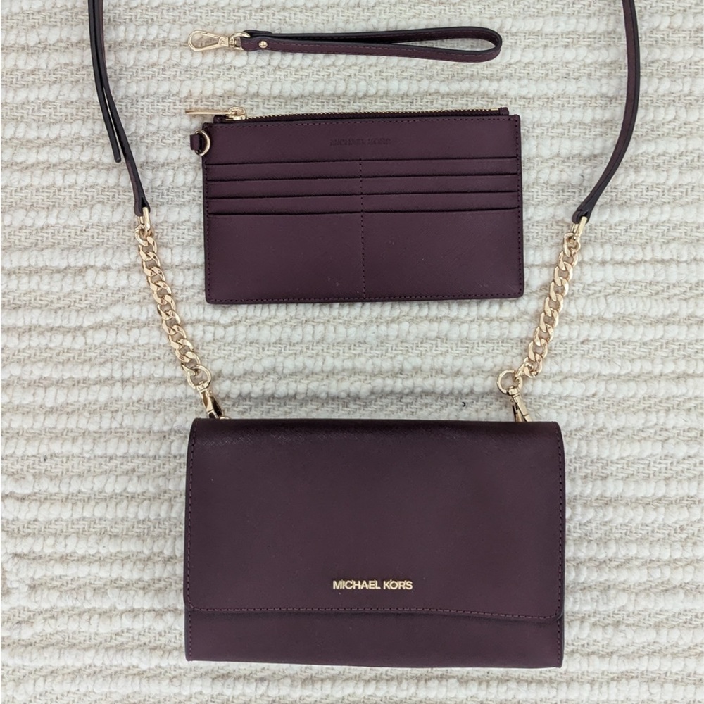 Michael Kors Elegant Purple Women's Bag Set